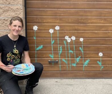 Meet Ivanka, a Canadian-Ukrainian painting flowers over bullet holes